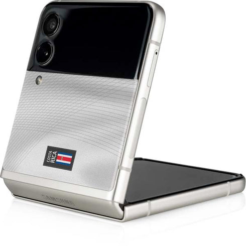 Costa Rica Soccer Flag Galaxy Z Flip3 5G Skin